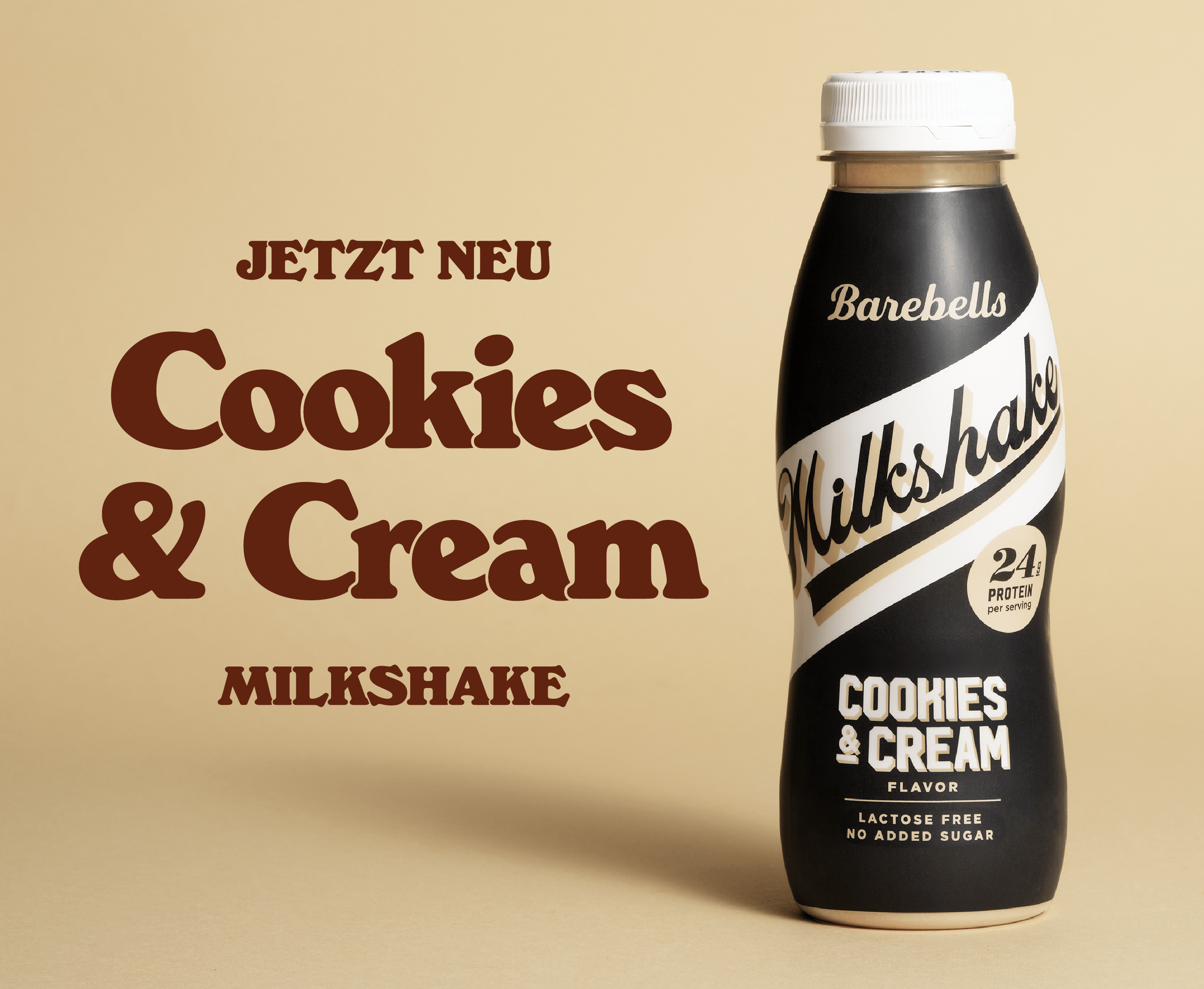 Barebells Cookies and cream milkshake blogpost banner