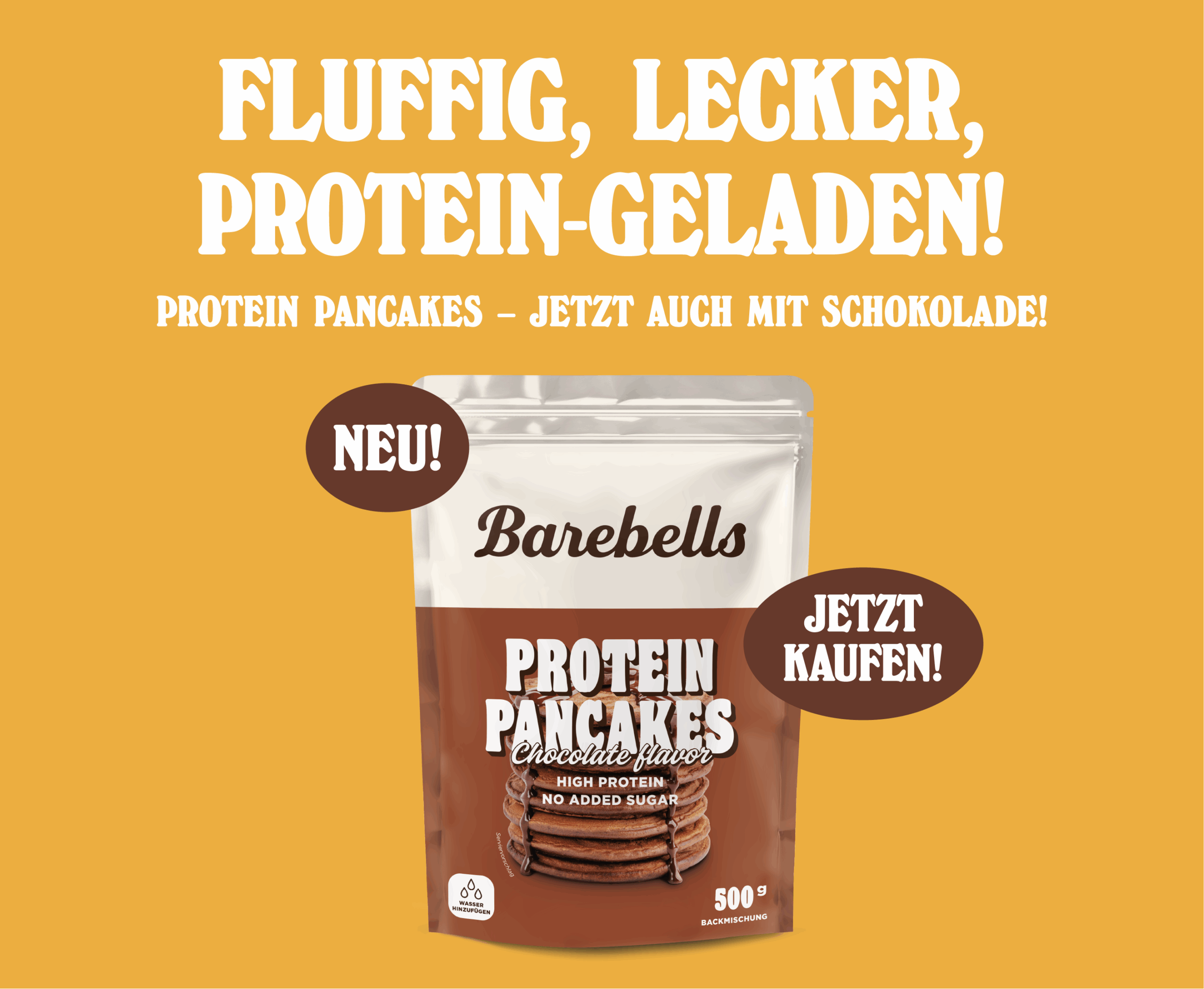 Protein pancakes Chocolate Mix blogpost banner