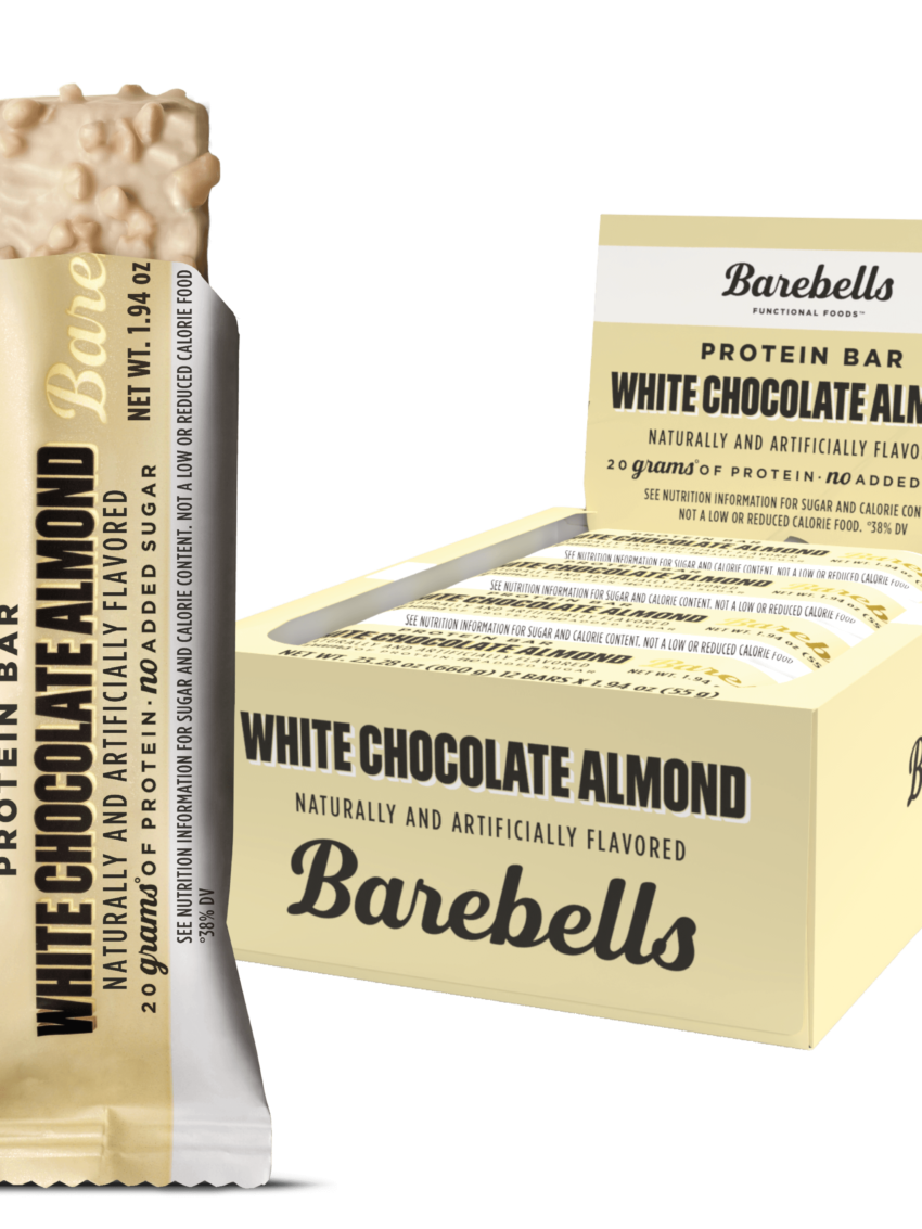 packshot barebells white chocolate almond