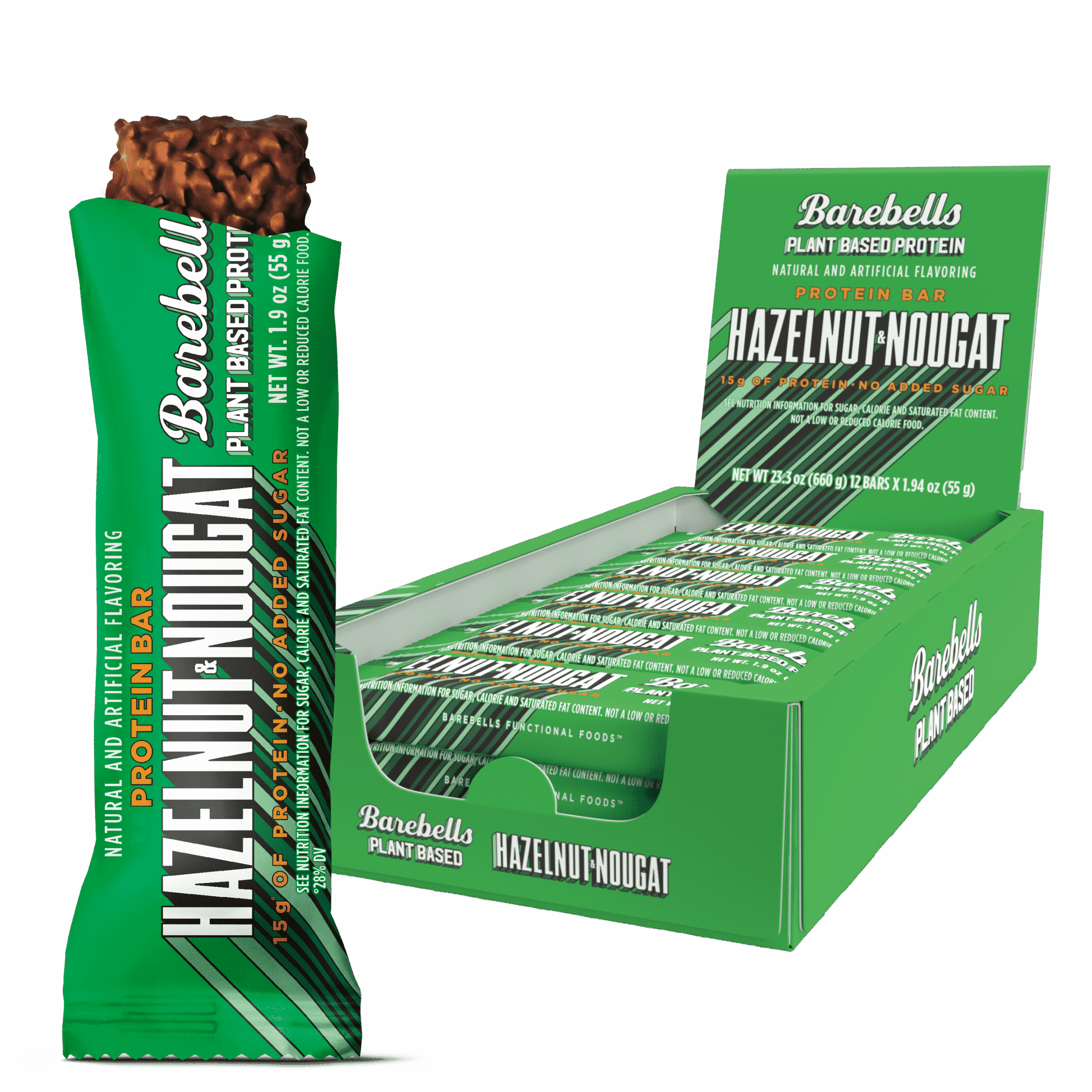 Barebells Plant Based Hazelnut Nougat 12-pack