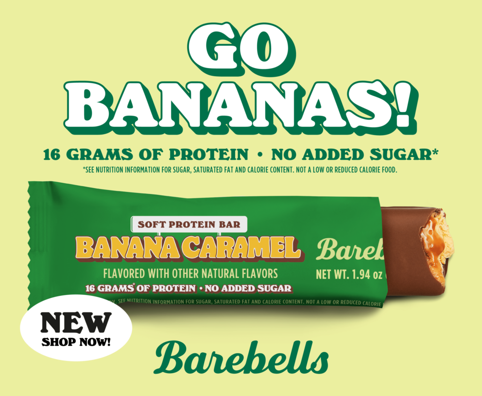 Barebells Banana Caramel Soft Bar launch