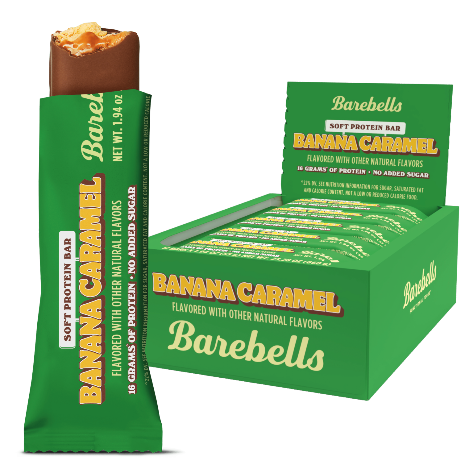 Barebells Banana Caramel Soft Bar 12-pack