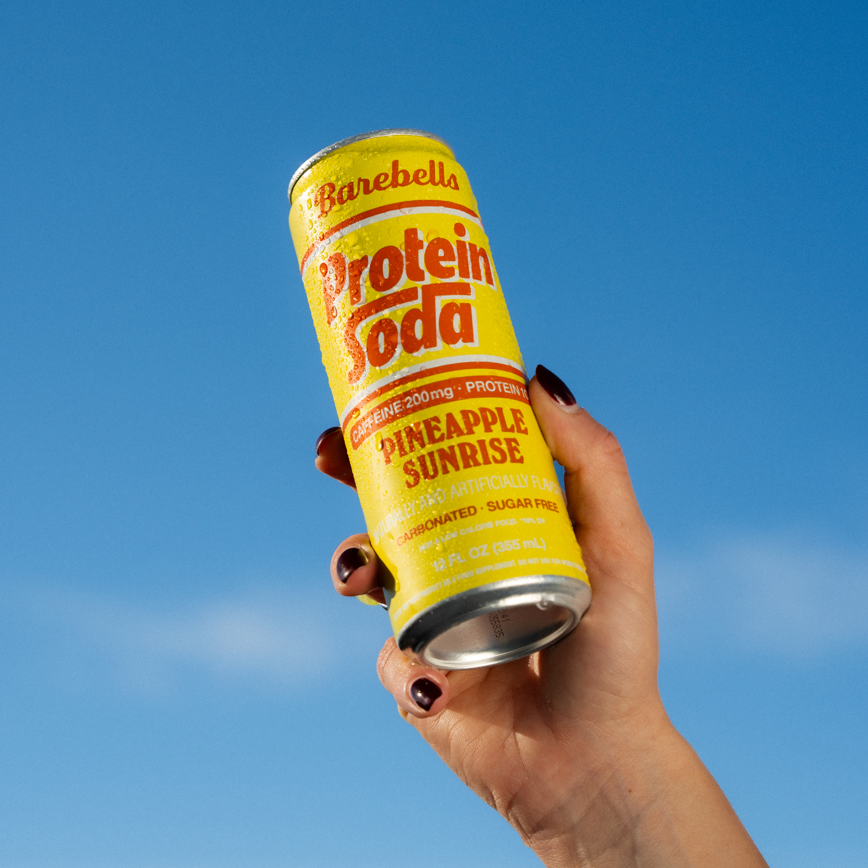 Barebells Protein Soda Pineapple Sunrise Lifestyle 1 NEW