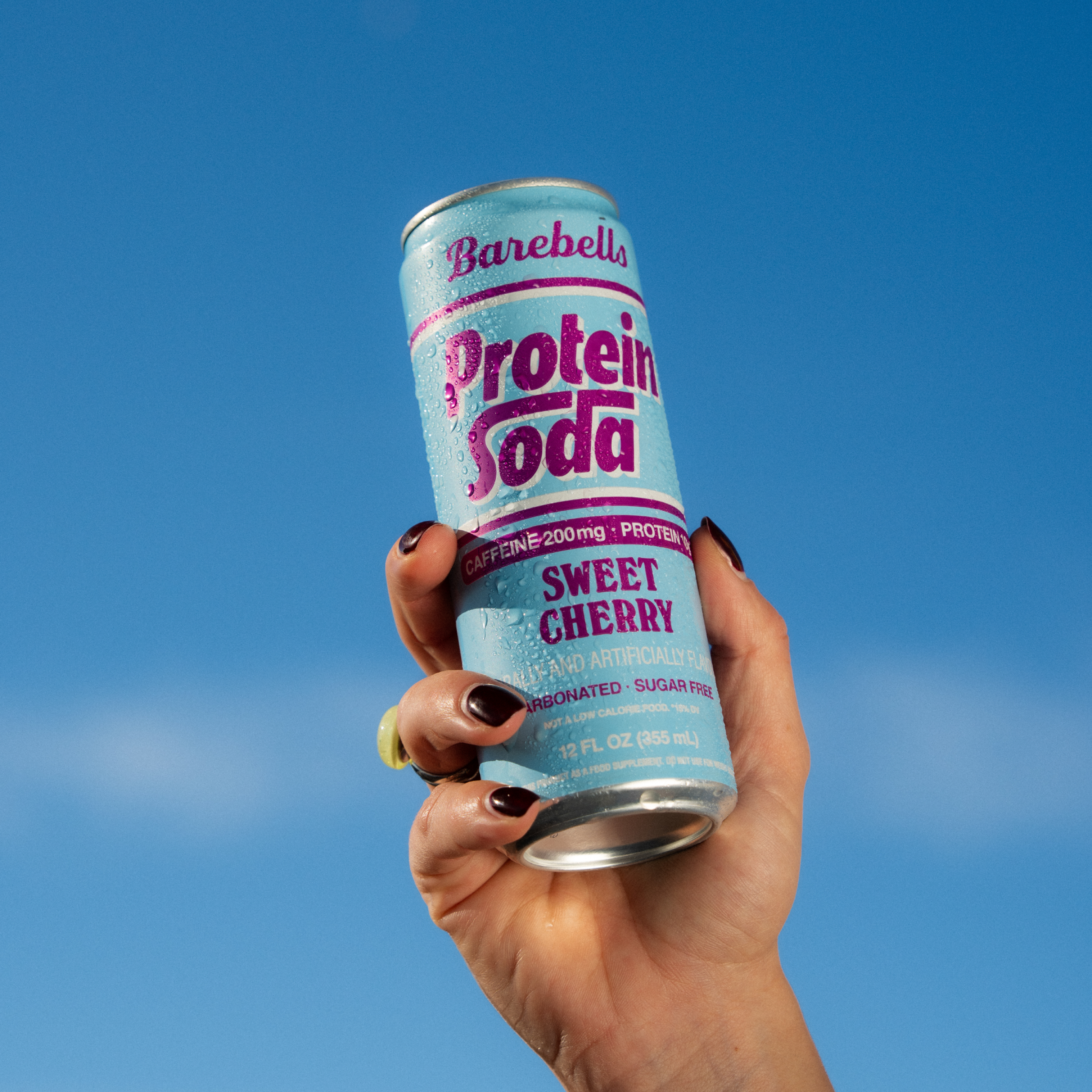 Barebells Protein Soda Sweet Cherry Lifestyle 1 NEW