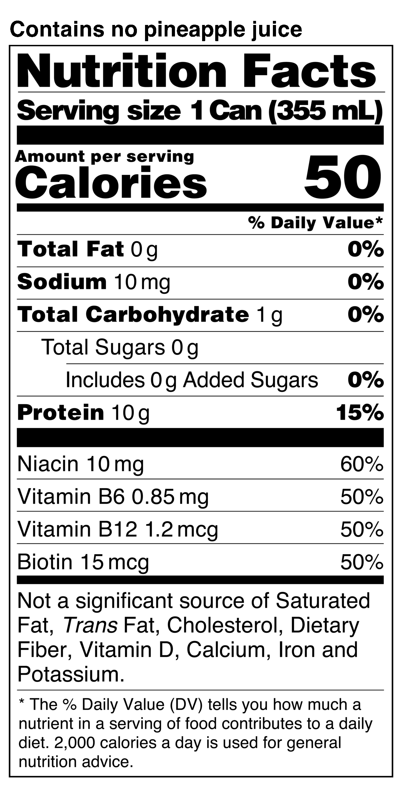 Nutrition Pineapple Sunrise