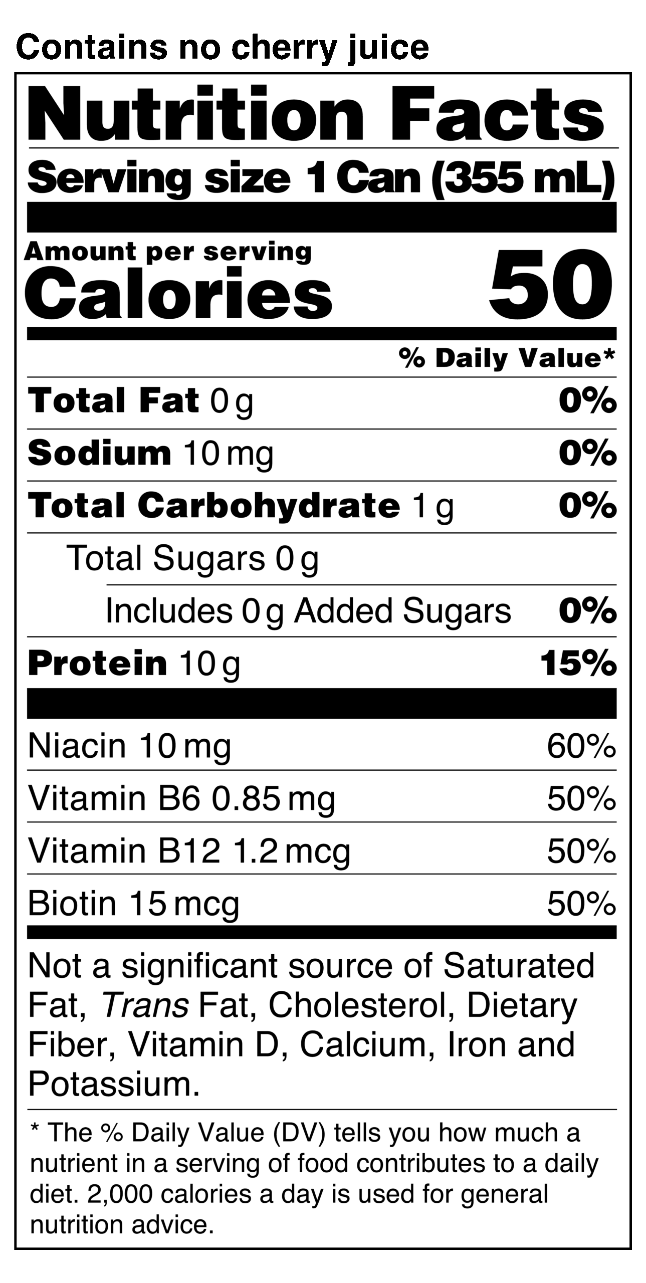 Nutrition Sweet Cherry