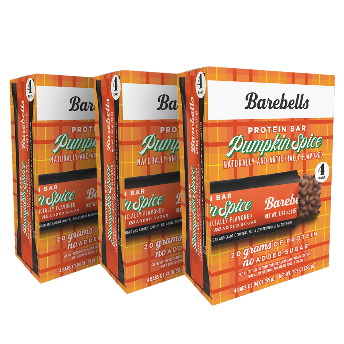 Barebells Bars Pumpkin Spice 55g 4-pack